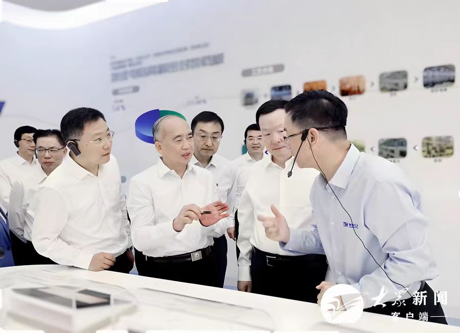 省委书记林武到新恒汇考察调研