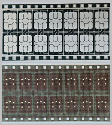 单界面镀钯智能卡载带